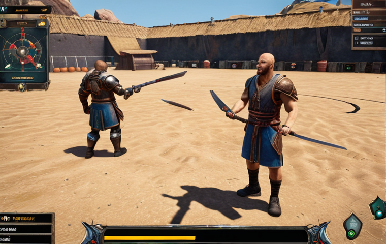 **
"Eternal Return player in intense training session with coach, highlighting improved game mechanics understanding. Show weapons, character matchups, and strategic planning on screens in the background."
**