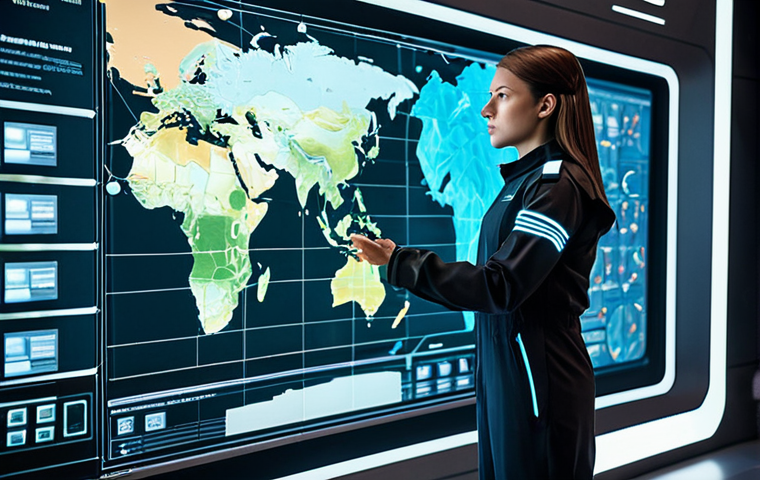A focused female game strategist, fully clothed in a sleek, modest professional gaming suit with subtle futuristic integrated smart displays. She stands in a futuristic, well-lit command center, intently observing a large, transparent holographic 3D projection of an intricately transformed game map. The map displays clean, geometric new zones and highlighted strategic points, suggesting a deep level of tactical planning. The environment is modern and professional. Perfect anatomy, correct proportions, natural pose, well-formed hands, proper finger count, natural body proportions, professional photography, high quality, safe for work, appropriate content, modest clothing, family-friendly.